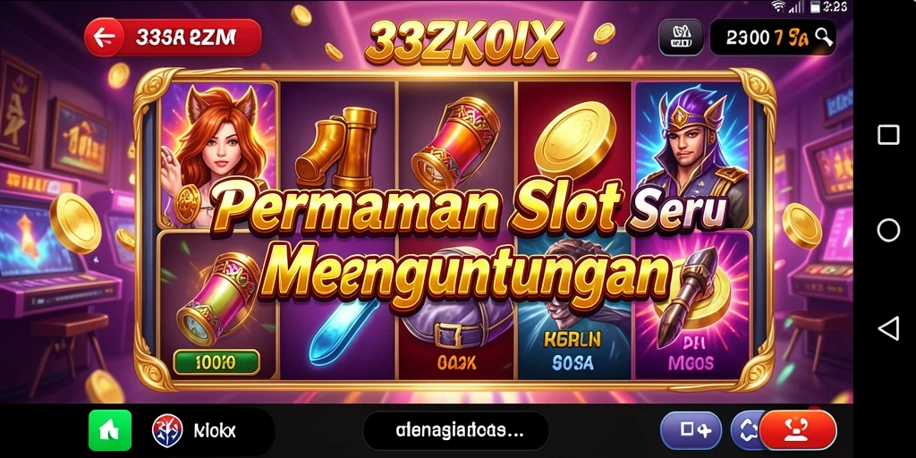 Tampilan gameplay Slot seru di 33ZK