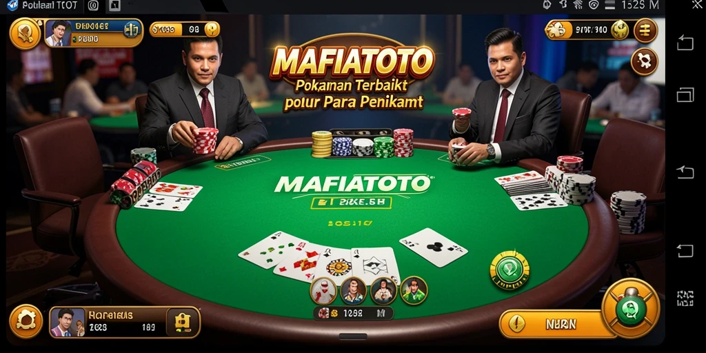 Tampilan gameplay MAFIATOTO yang seru dan mendebarkan.