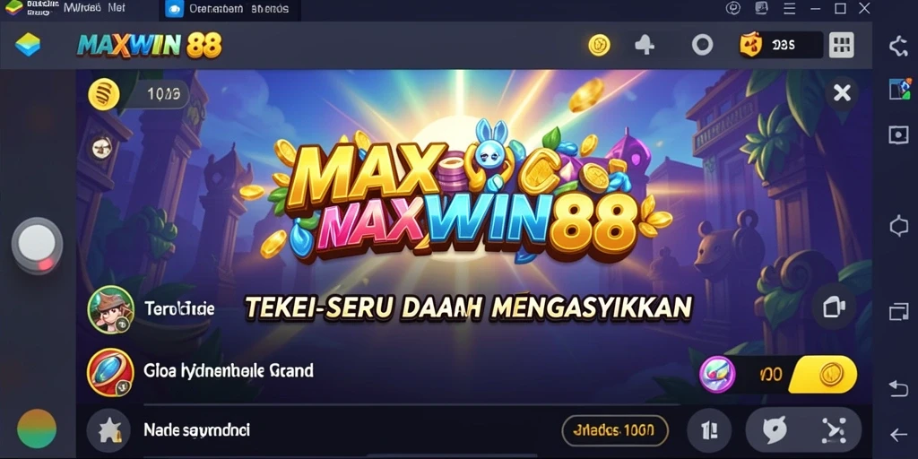 Tampilan seru gameplay MAXWIN88 dengan teka-teki menarik.