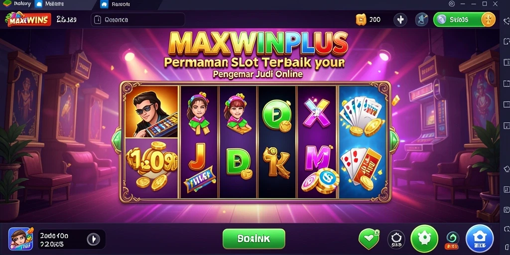 Tampilan menarik dari gameplay permainan Slot MAXWINPLUS.