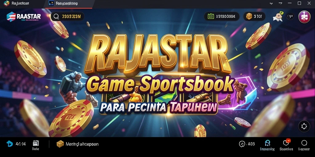 Tampilan gameplay RAJASTAR yang menarik dan dinamis dalam taruhan olahraga.