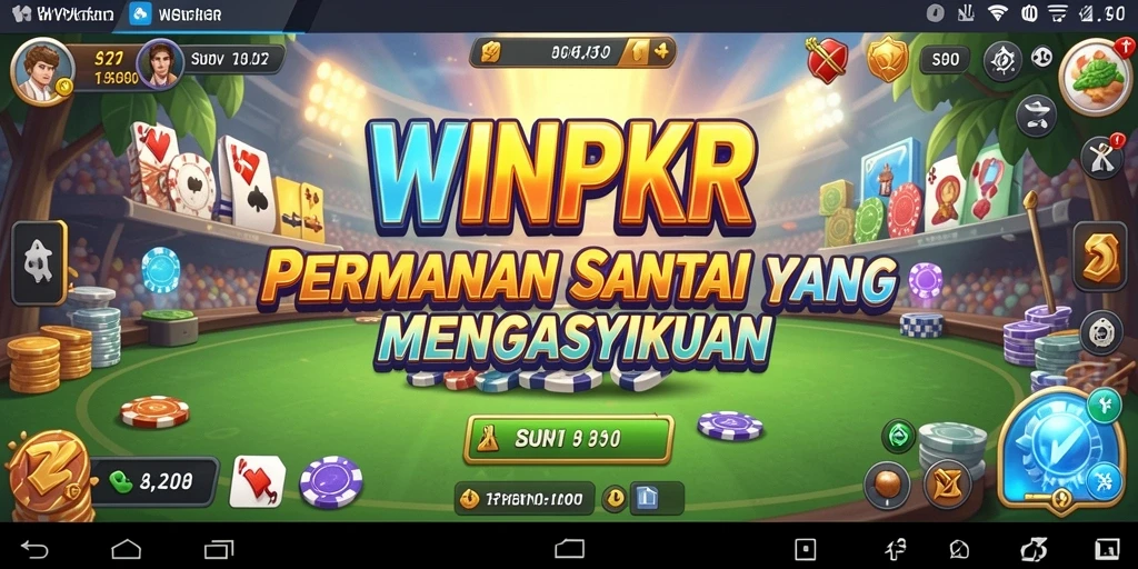 Screenshot gameplay WINPKR menampilkan keseruan bermain santai.