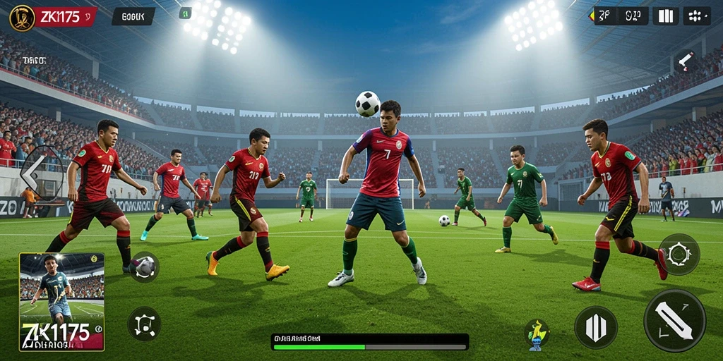Tampilan menarik dari gameplay ZK1177 yang menampilkan berbagai olahraga.